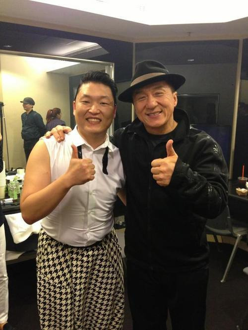 ＰＳＹ、ジャッキー・チェンと撮った写真を公開