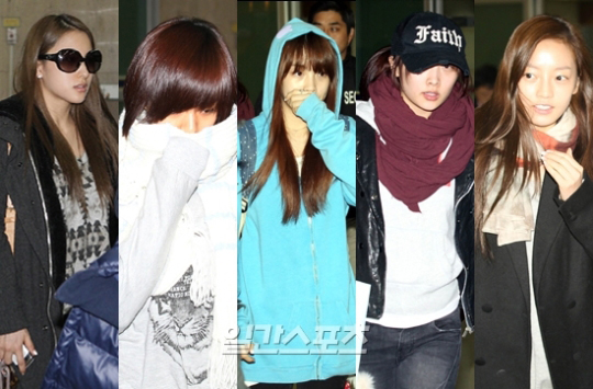 ＫＡＲＡの５人、日本での撮影終え帰国