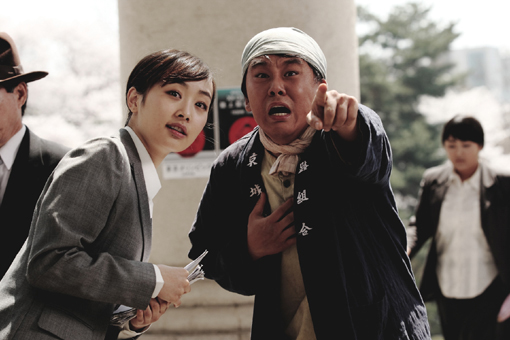 ＫＡＲＡニコル、日本公開の映画「マイウェイ」のＰＲに参上！