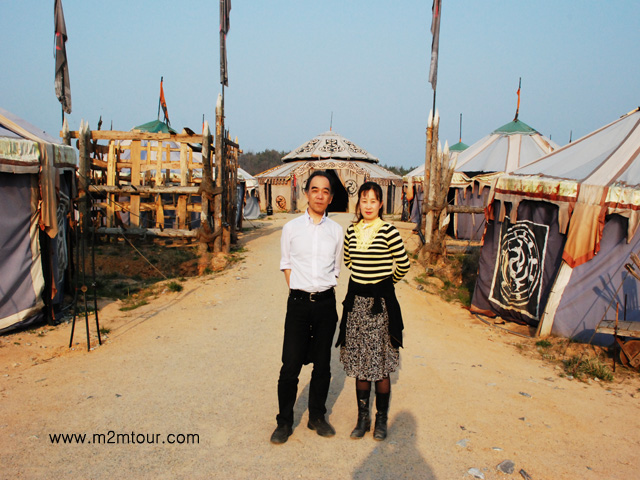 『ロケ地ツアー』　1泊2日間で総距離450KM、扶余ソドンヨオープンセット・宮南池・益山ドラマセット・安眠島(夕焼け鑑賞)太王四神記オープンセットなどなど大変お疲れ様で御座いました。