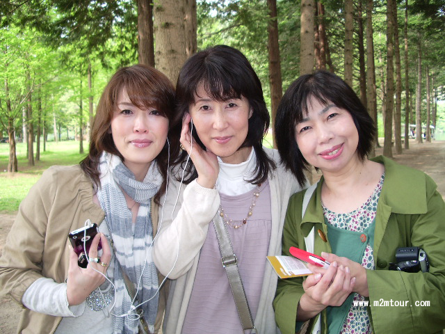 『ナミ島』　MP3で流れる冬のソナタの歌を聴きながら並木道を歩いた感想は～どんなものですか!?～＾＾