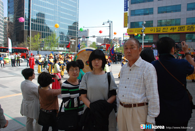 徳寿宮(トクスグン)の守門軍の交代儀式